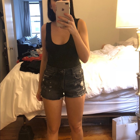 Striped bodysuit - Picture 2 of 8